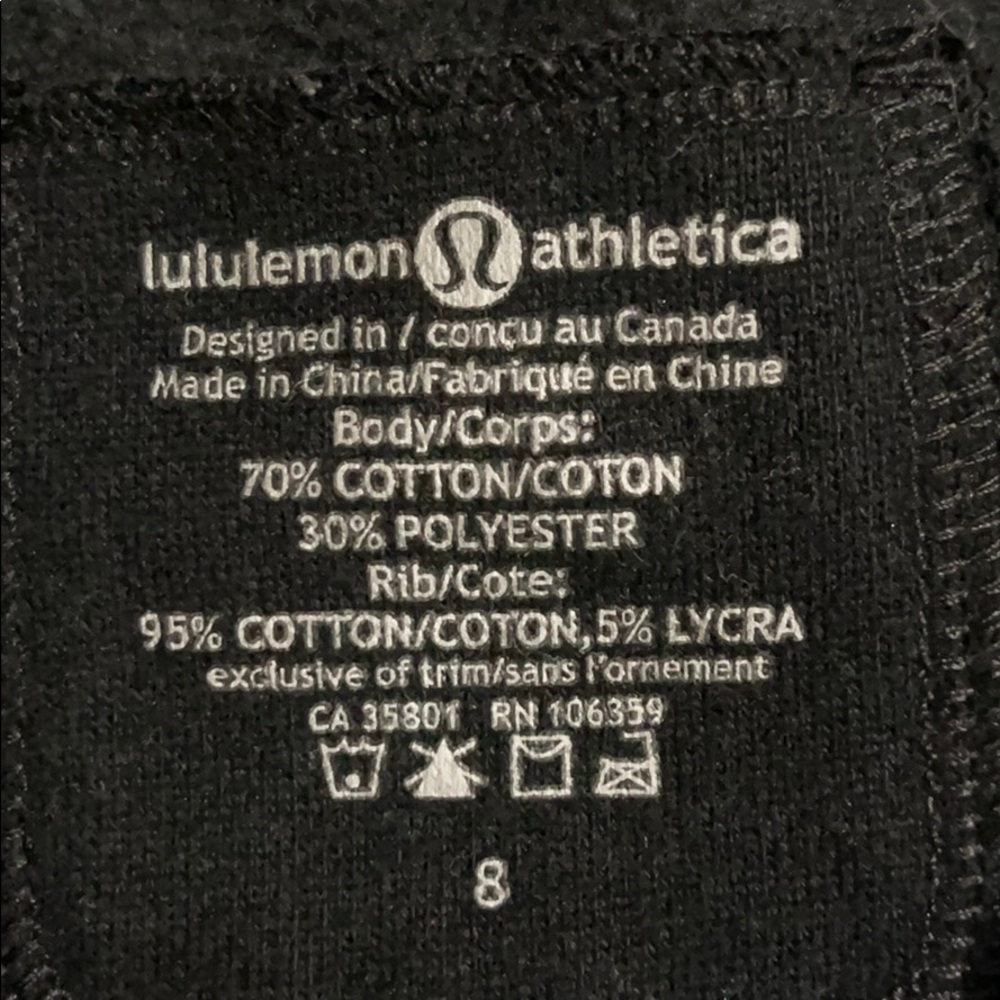 ❌sold❌Lululemon Scuba Hoodie in Black - Picture 6 of 8